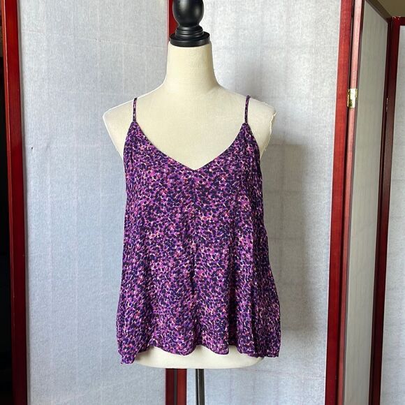 Eight Sixty Multicolored Flowing Tank Top with Adjustable Straps (Size: M) - Picture 2 of 11